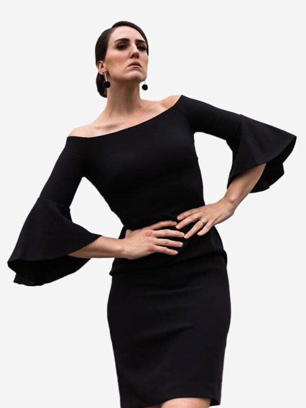 Vestido corto Eline negro